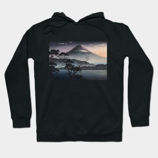 Sunset at Saiko Lake by Tsuchiya Koitsu Hoodie